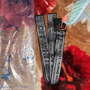 Off-White Industrial Belt in Black and Gray